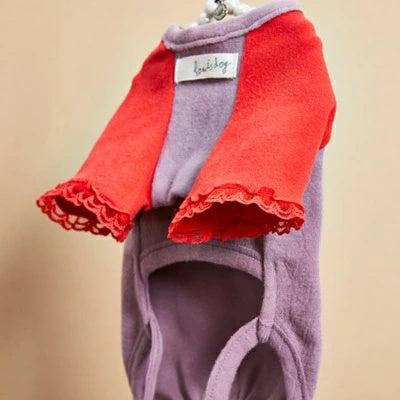 ルイスドッグ louisdog Purple Mousse Pants【小型犬 犬服 つなぎ ロンパース セレブ】