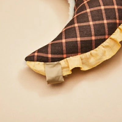 ルイスドッグ louisdog Browny Check Moon Pillow【小型犬 犬用 枕 クッション ピロー セレブ】