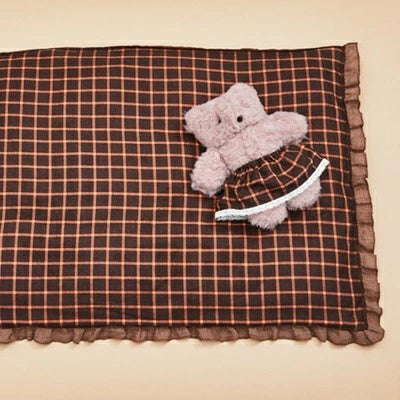 ルイスドッグ louisdog Brownie Goose Blanket【小型犬 犬用 ブランケット セレブ】