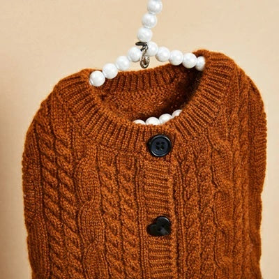 ルイスドッグ louisdog Mocha Mousse Cashmere Cardigan【小型犬 犬服 トップス カーディガン アウター ニット セレブ】