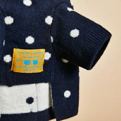 ルイスドッグ louisdog DOTTY Cashmere Cardigan【小型犬 犬服 トップス カーディガン アウター ニット セレブ】