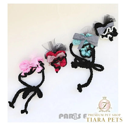 パリエロ PARIERO ニットヘッドドレス #2 [受注限定]【小型犬 犬用 帽子 ニット帽 セレブ】