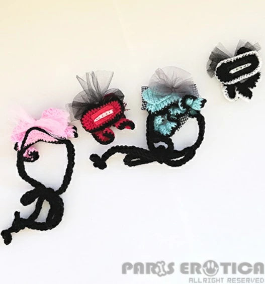 パリエロ PARIERO ニットヘッドドレス #2 [受注限定]【小型犬 犬用 帽子 ニット帽 セレブ】