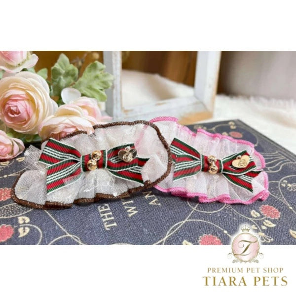 ブルブブ BUL BU-BU シフォンバレッタ【小型犬 犬用 ヘアアクセサリー バレッタ セレブ】
