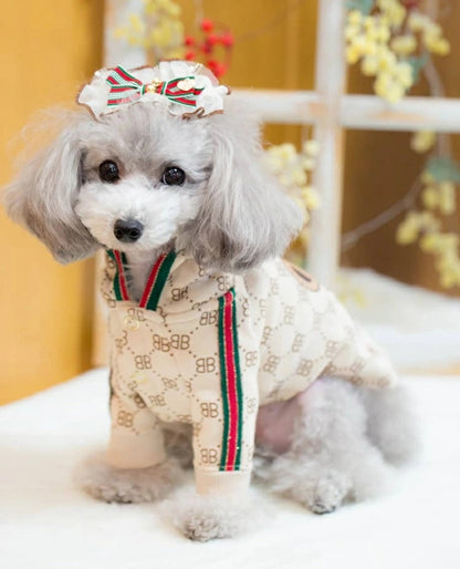 ブルブブ BUL BU-BU シフォンバレッタ【小型犬 犬用 ヘアアクセサリー バレッタ セレブ】