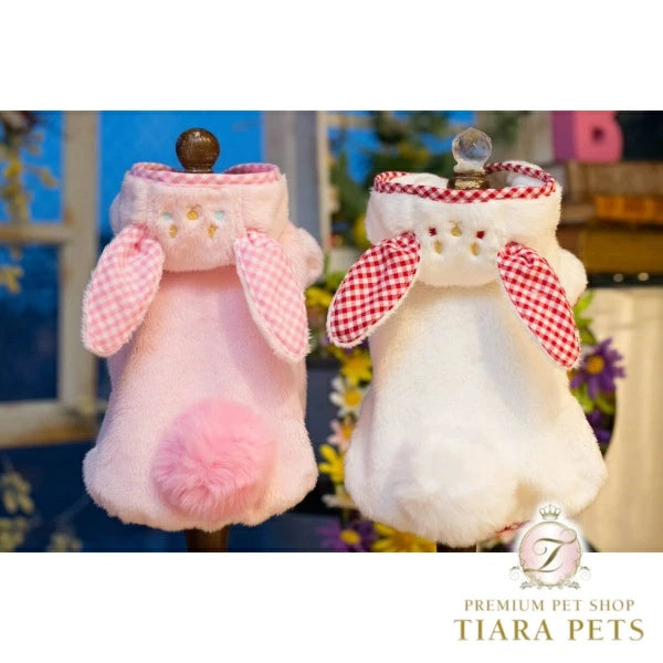 ブルブブ BUL BU-BU うさこファーパーカー【小型犬 犬服 トップス パーカー フーディ セレブ】