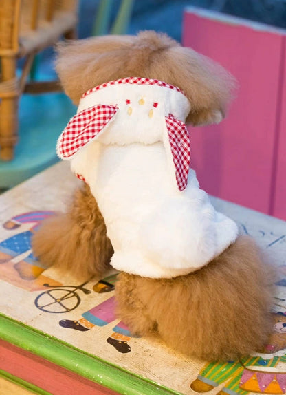ブルブブ BUL BU-BU うさこファーパーカー【小型犬 犬服 トップス パーカー フーディ セレブ】