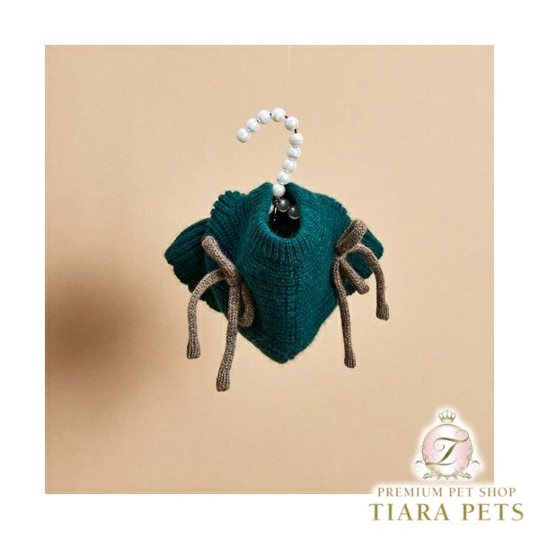 ルイスドッグ louisdog Moss Cashmere Balaclava【小型犬 犬用 バラクラバ 帽子 ニット アクセサリー セレブ】