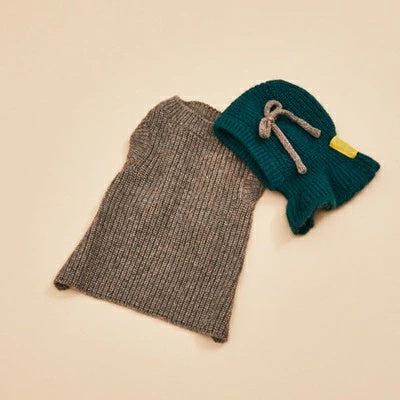 ルイスドッグ louisdog Moss Cashmere Balaclava【小型犬 犬用 バラクラバ 帽子 ニット アクセサリー セレブ】