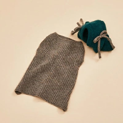 ルイスドッグ louisdog Moss Cashmere Balaclava【小型犬 犬用 バラクラバ 帽子 ニット アクセサリー セレブ】