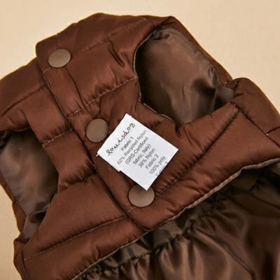 ルイスドッグ louisdog Choco Balaclava Down Jacket【小型犬 犬用 アウター ダウン ジャケット コート セレブ】