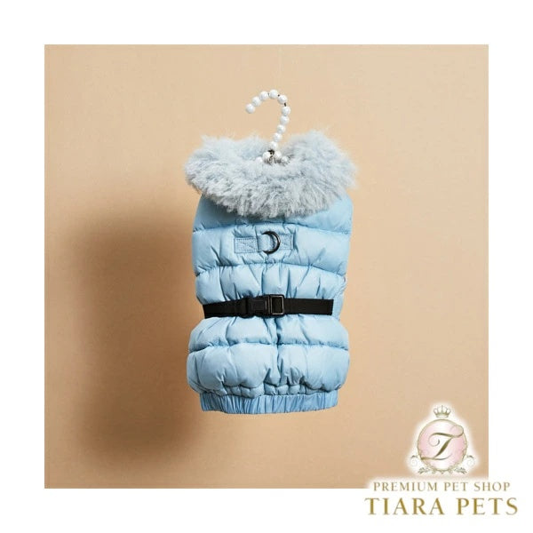 ルイスドッグ louisdog Glaze Belt Down Jacket【小型犬 犬用 アウター ダウン ジャケット ベスト セレブ】