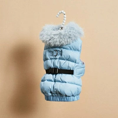 ルイスドッグ louisdog Glaze Belt Down Jacket【小型犬 犬用 アウター ダウン ジャケット ベスト セレブ】