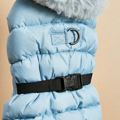 ルイスドッグ louisdog Glaze Belt Down Jacket【小型犬 犬用 アウター ダウン ジャケット ベスト セレブ】