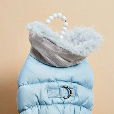 ルイスドッグ louisdog Glaze Belt Down Jacket【小型犬 犬用 アウター ダウン ジャケット ベスト セレブ】