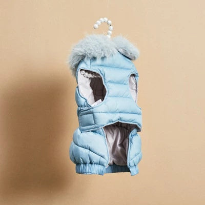 ルイスドッグ louisdog Glaze Belt Down Jacket【小型犬 犬用 アウター ダウン ジャケット ベスト セレブ】