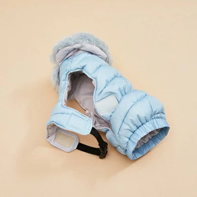 ルイスドッグ louisdog Glaze Belt Down Jacket【小型犬 犬用 アウター ダウン ジャケット ベスト セレブ】
