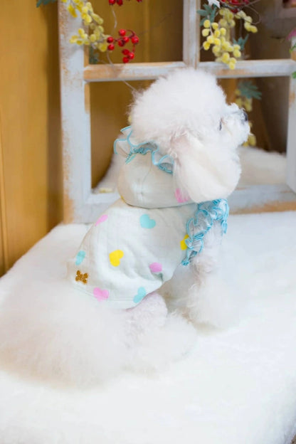 ブルブブ BUL BU-BU カラフルハートキルティングP/K【小型犬 犬服 トップス パーカー セレブ】