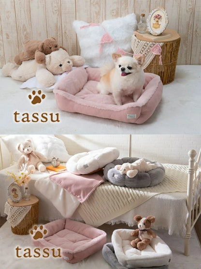 タッス tassu スクエアベッド mimi ペットベッド【小型犬 犬用 四角 ベット ペットグッズ】