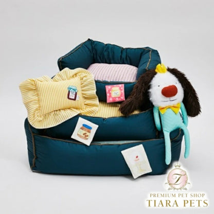 ルイスドッグ louisdog Teal Gleam Boom Body Cover【小型犬 犬用 ベッド ハウス ボディカバー セレブ】