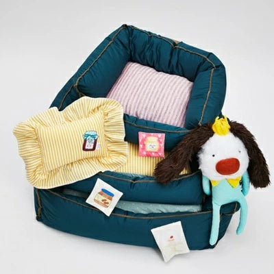 ルイスドッグ louisdog Teal Gleam Boom Body Cover【小型犬 犬用 ベッド ハウス ボディカバー セレブ】