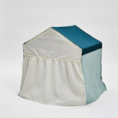 ルイスドッグ louisdog Teal Gleam Peekaboo Frame Cover【小型犬 犬用 ベッド ハウス フレーム カバー セレブ】