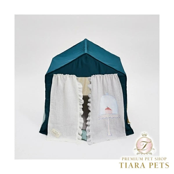 ルイスドッグ louisdog Teal Gleam Peekaboo【小型犬 犬用 ベッド ハウス セレブ】