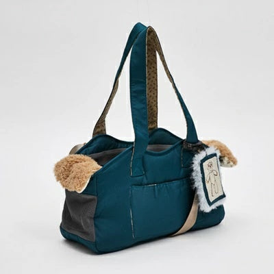 ルイスドッグ louisdog Teal Gleam Shoulder Bag【小型犬 犬用 キャリーバッグ カバン セレブ】