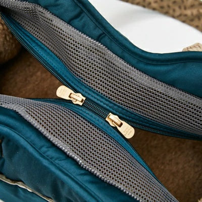 ルイスドッグ louisdog Teal Gleam Shoulder Bag【小型犬 犬用 キャリーバッグ カバン セレブ】