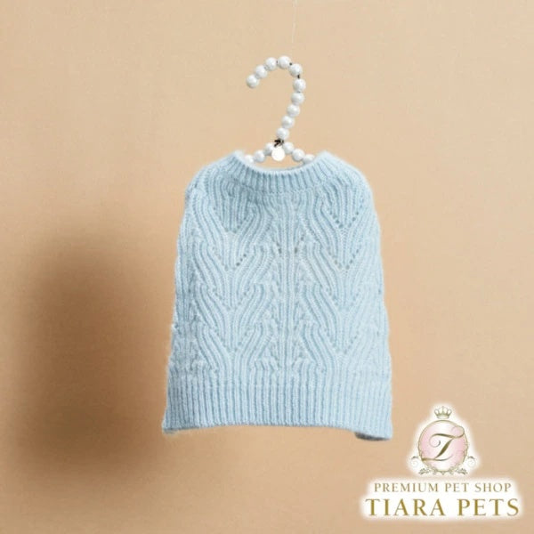 ルイスドッグ louisdog Cash Sky Vest【小型犬 犬服 トップス ニット セーター セレブ】