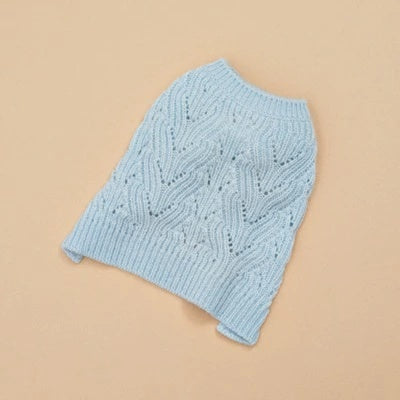 ルイスドッグ louisdog Cash Sky Vest【小型犬 犬服 トップス ニット セーター セレブ】