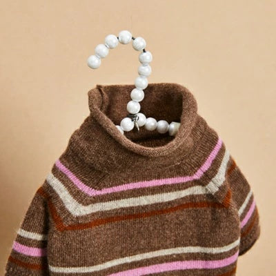 ルイスドッグ louisdog Woody Stripes Cash High Neck【小型犬 犬服 トップス ニット セーター ハイネック セレブ】