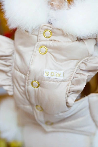 ブルブブ BUL BU-BU キラキラベア中綿P/K【小型犬 犬服 アウター ジャケット セレブ】