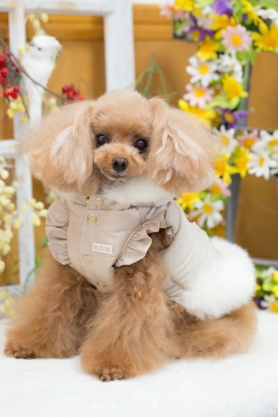 ブルブブ BUL BU-BU キラキラベア中綿P/K【小型犬 犬服 アウター ジャケット セレブ】