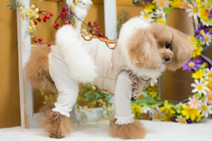 ブルブブ BUL BU-BU キラキラベア中綿P/K【小型犬 犬服 アウター ジャケット セレブ】