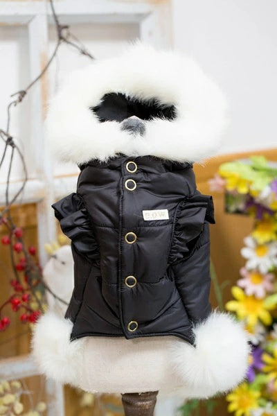 ブルブブ BUL BU-BU キラキラベア中綿P/K【小型犬 犬服 アウター ジャケット セレブ】