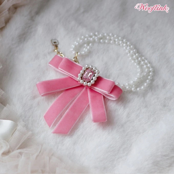 ウーフリンク WOOFLINK DEAR MY LADY NECKLACE【小型犬 犬用 アクセサリー ネックレス セレブ】
