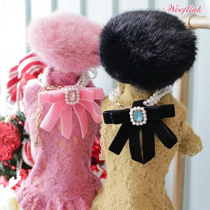 ウーフリンク WOOFLINK DEAR MY LADY NECKLACE【小型犬 犬用 アクセサリー ネックレス セレブ】