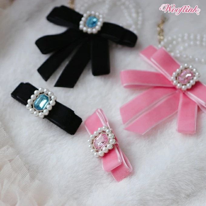 ウーフリンク WOOFLINK DEAR MY LADY HAIRBOW【小型犬 犬用 ヘアアクセサリー リボン セレブ】