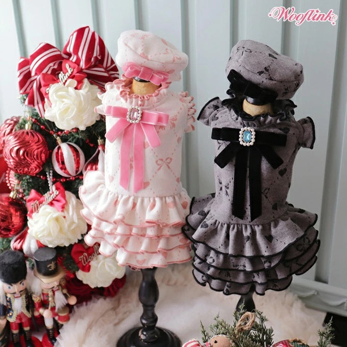 ウーフリンク WOOFLINK DEAR MY LADY BERET【小型犬 犬用 帽子 ベレー帽 セレブ】