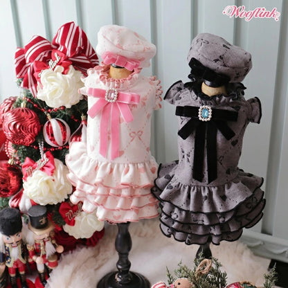 ウーフリンク WOOFLINK DEAR MY LADY BERET【小型犬 犬用 帽子 ベレー帽 セレブ】