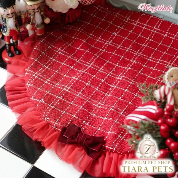 ウーフリンク WOOFLINK WAITING FOR LOVE CAFE MAT【小型犬 犬用 カフェマット マット ラグ セレブ】