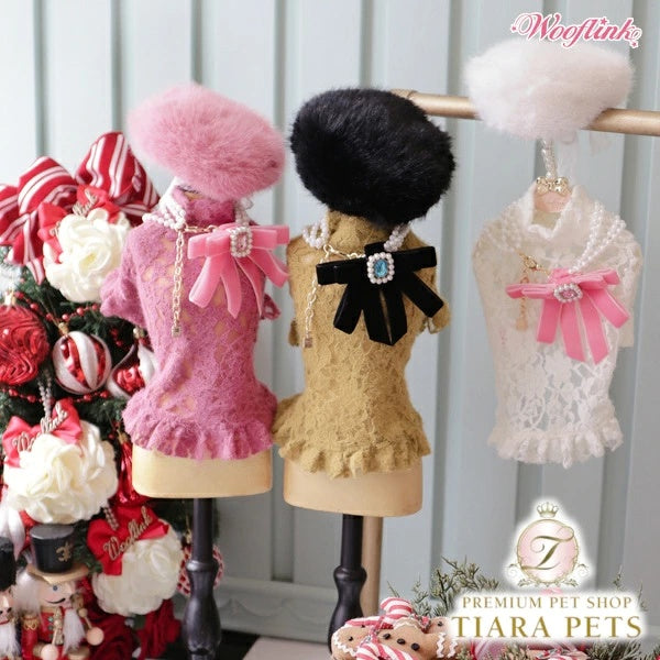 ウーフリンク WOOFLINK MY ROMANCE TURTLENECK【小型犬 犬服 タートルネック シャツ  トップス セレブ】