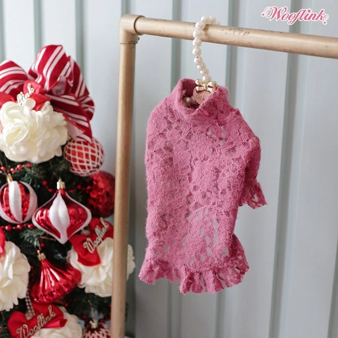 ウーフリンク WOOFLINK MY ROMANCE TURTLENECK【小型犬 犬服 タートルネック シャツ  トップス セレブ】