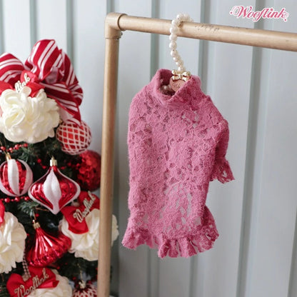 ウーフリンク WOOFLINK MY ROMANCE TURTLENECK【小型犬 犬服 タートルネック シャツ  トップス セレブ】