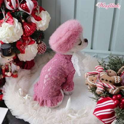 ウーフリンク WOOFLINK MY ROMANCE TURTLENECK【小型犬 犬服 タートルネック シャツ  トップス セレブ】