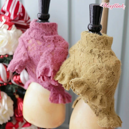 ウーフリンク WOOFLINK MY ROMANCE TURTLENECK【小型犬 犬服 タートルネック シャツ  トップス セレブ】