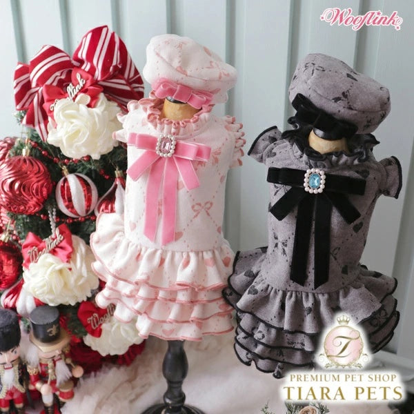 ウーフリンク WOOFLINK DEAR MY LADY DRESS【小型犬 犬服 ワンピース ドレス スカート セレブ】