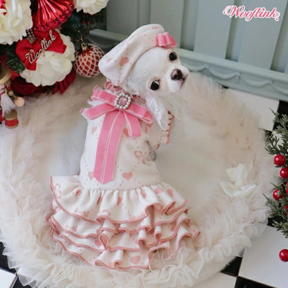ウーフリンク WOOFLINK DEAR MY LADY DRESS【小型犬 犬服 ワンピース ドレス スカート セレブ】