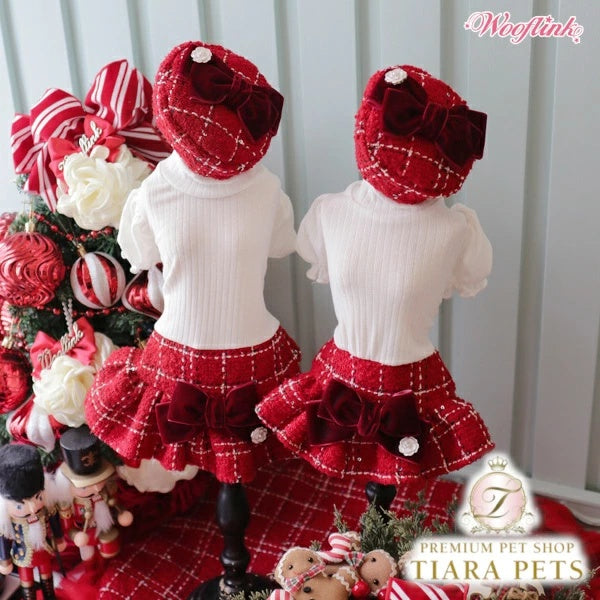 ウーフリンク WOOFLINK WAITING FOR LOVE DRESS【小型犬 犬服 ワンピース ドレス スカート セレブ】